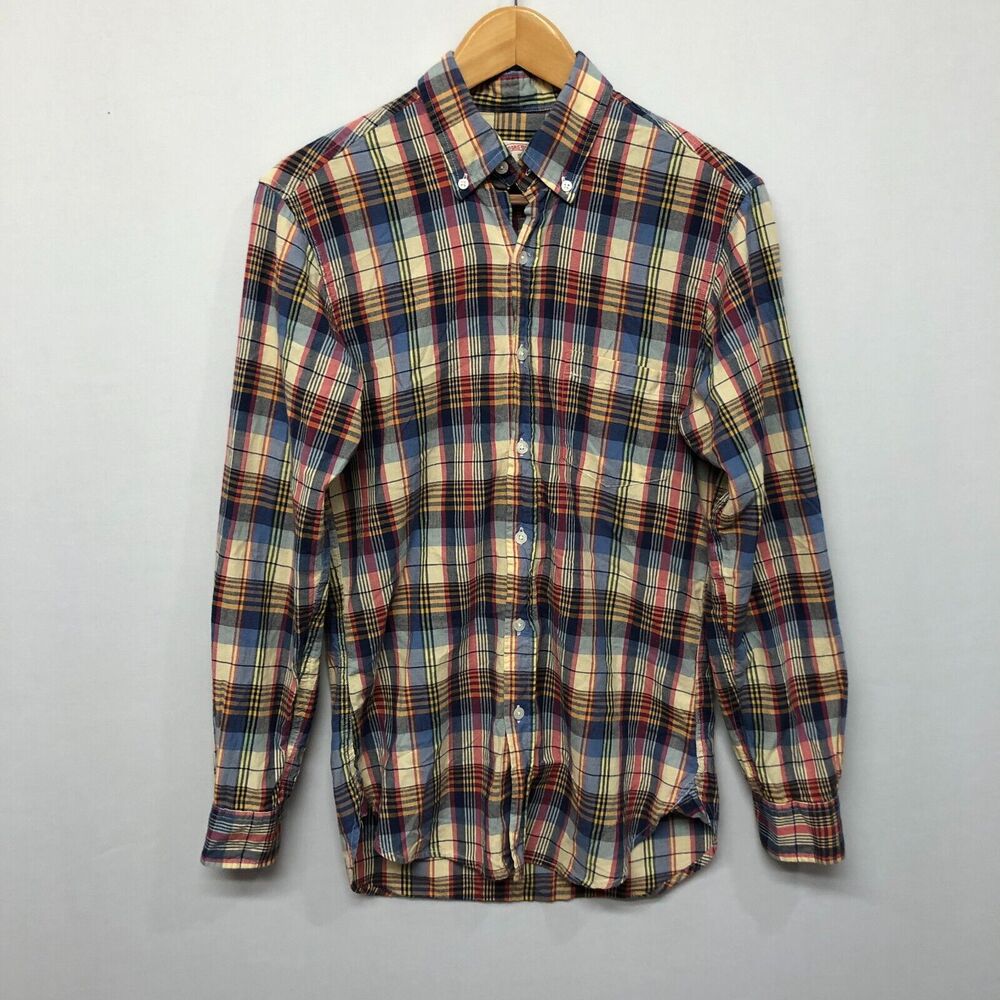 Brooks Brothers Men Long Sleeve Button Shirt Top Size Small Extra Slim B310 -3